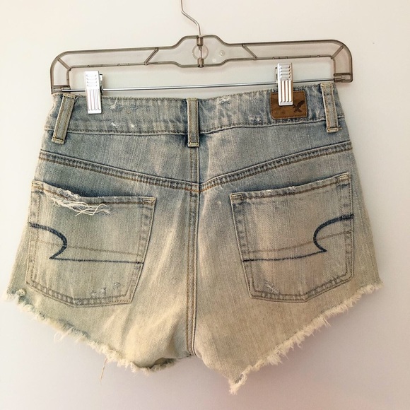 American Eagle Ripped Jean Shorts - Picture 2 of 2